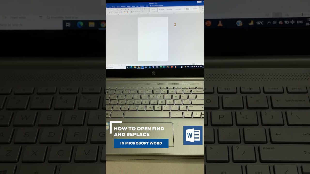 What is the shortcut key for Find and Replace in Microsoft Word? | short