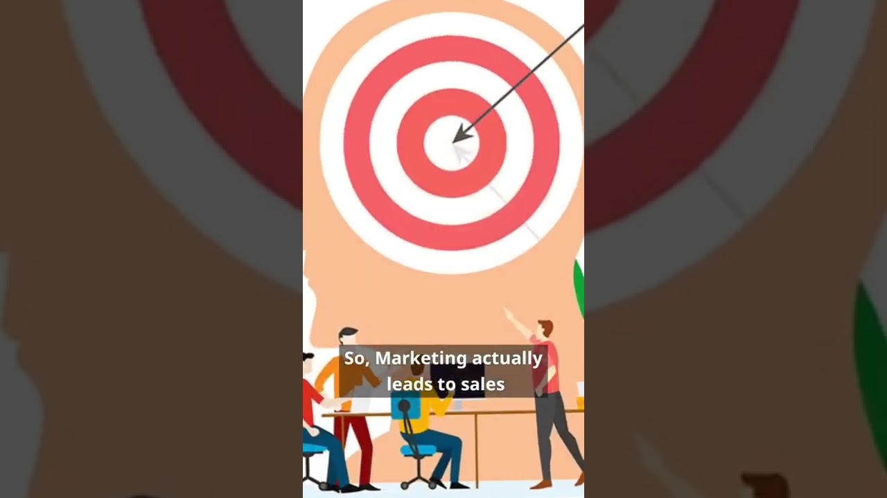 What is the difference between #marketing & #sales?