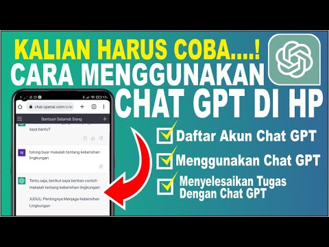 Cara Menggunakan Chat GPT Di HP | Daftar Akun Chat GPT (Open AI)