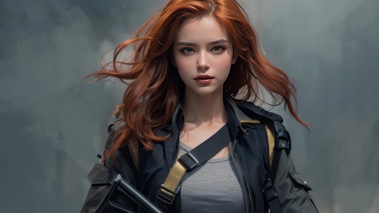 [4K AI Art] The Black Widow