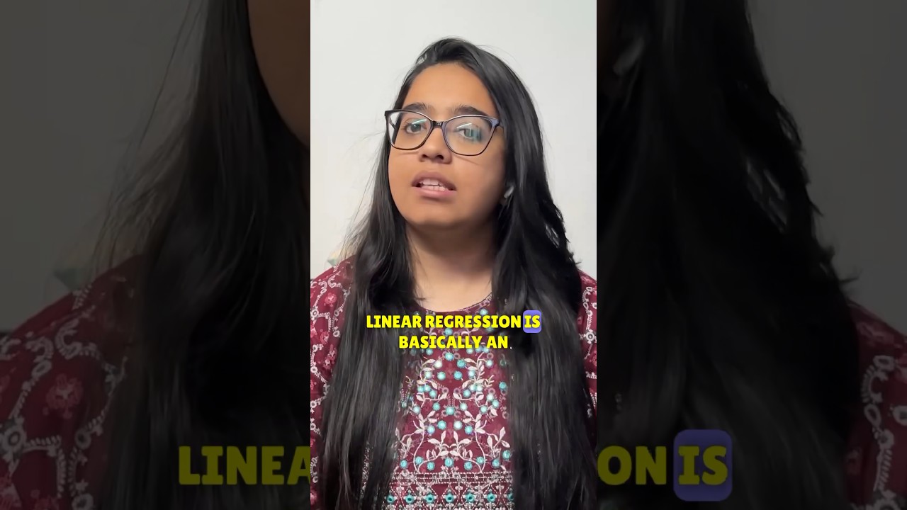 What is linear regression in machine learning? #machinelearning #regressionanalysis #mlmodels