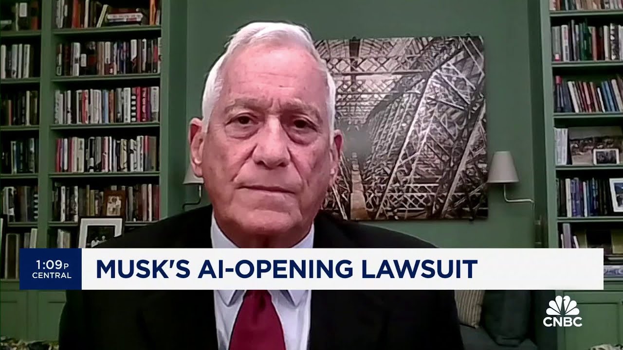 Elon Musk’s lawsuit against OpenAI and Altman began a year ago, says Musk biographer Walter Isaacson