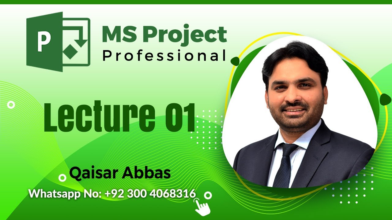 Microsoft Project Professional 2019  Lecture 01 in Urdu/Hindi