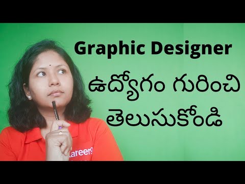 What is Graphic Designer Job Role. Explained in Telugu.