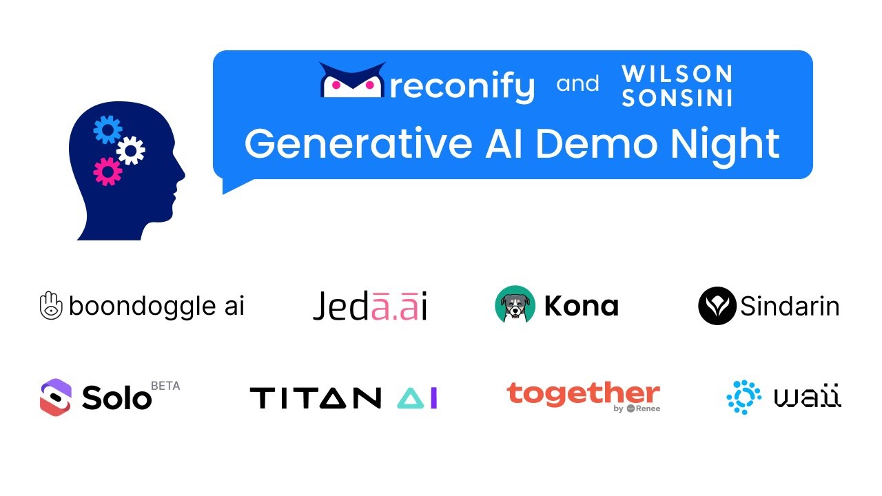 Reconify Generative AI demo night Feb 27 2024