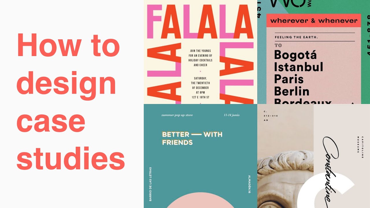 What to include in a design case study | Graphic design portfolio