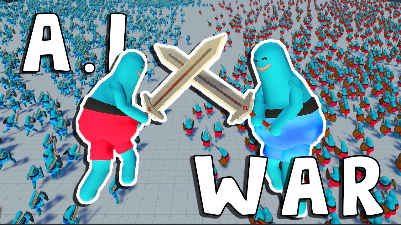 I Made 1.000 A.I Warriors FIGHT… (Deep Reinforcement Learning)
