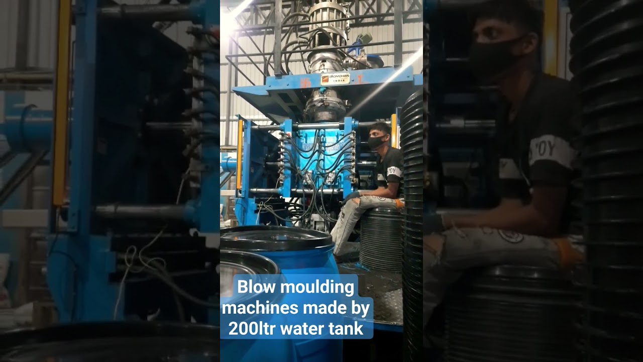 Blow moulding machine || Plastic Processing || #shorts #shortvideo #machinelearning