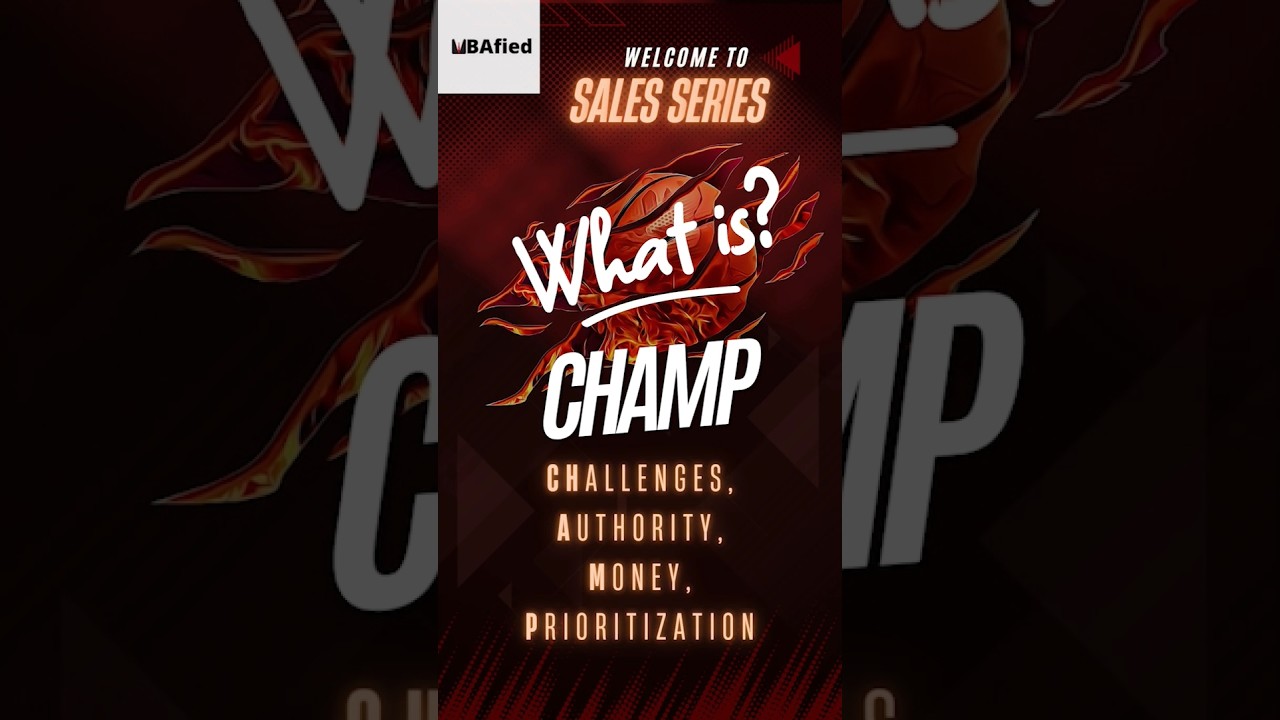 What is CHAMP in Sales & Marketing??? #salestips #b2b #marketingstrategy #businesstips #marketing
