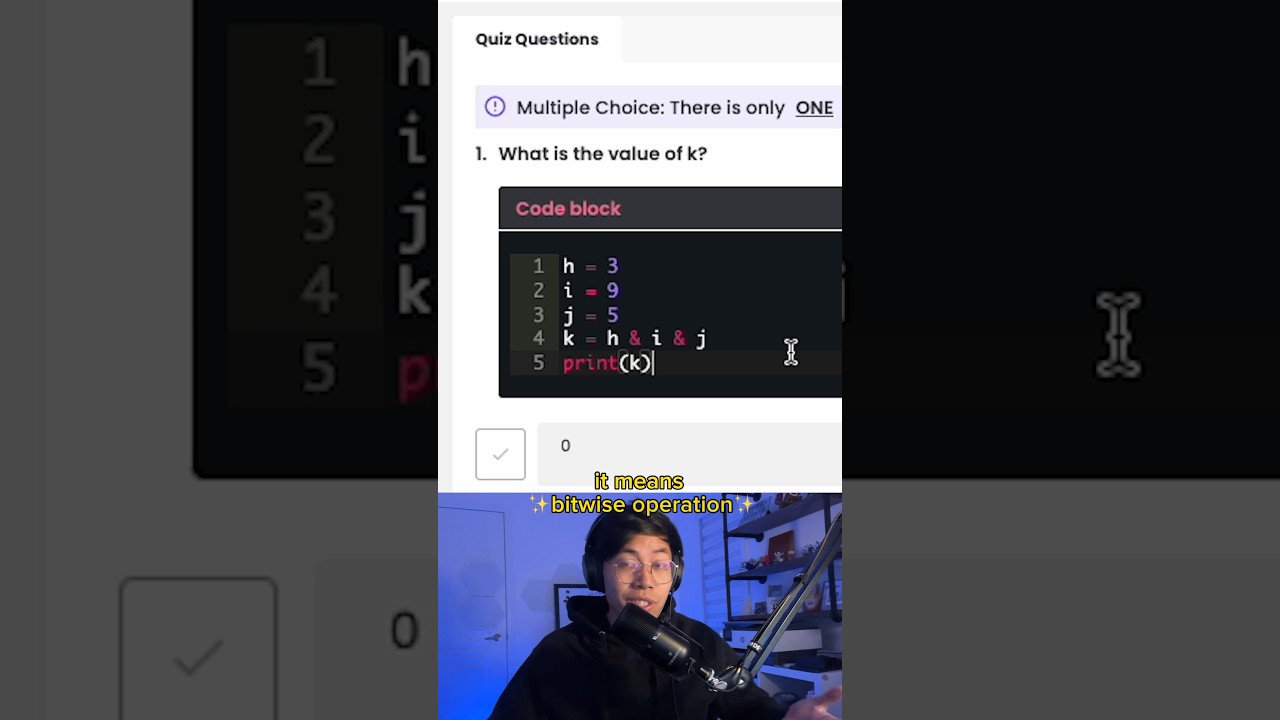 bitwise operation✨ #computerscience #softwareengineer #coding #stem #python #apcs