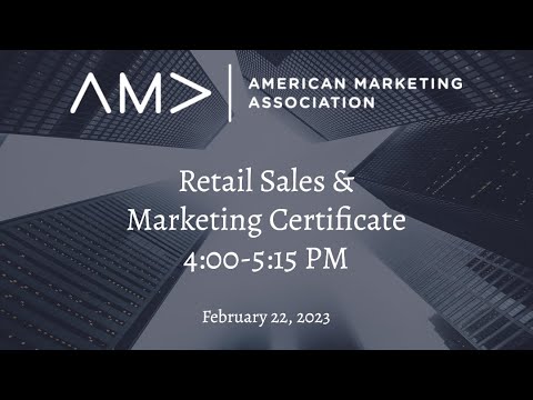 Retail Sales & Marketing Event