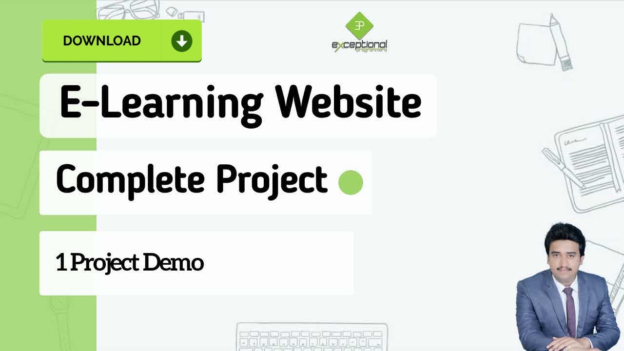 Build website project e learning | php project | web development projects | final year project Part1