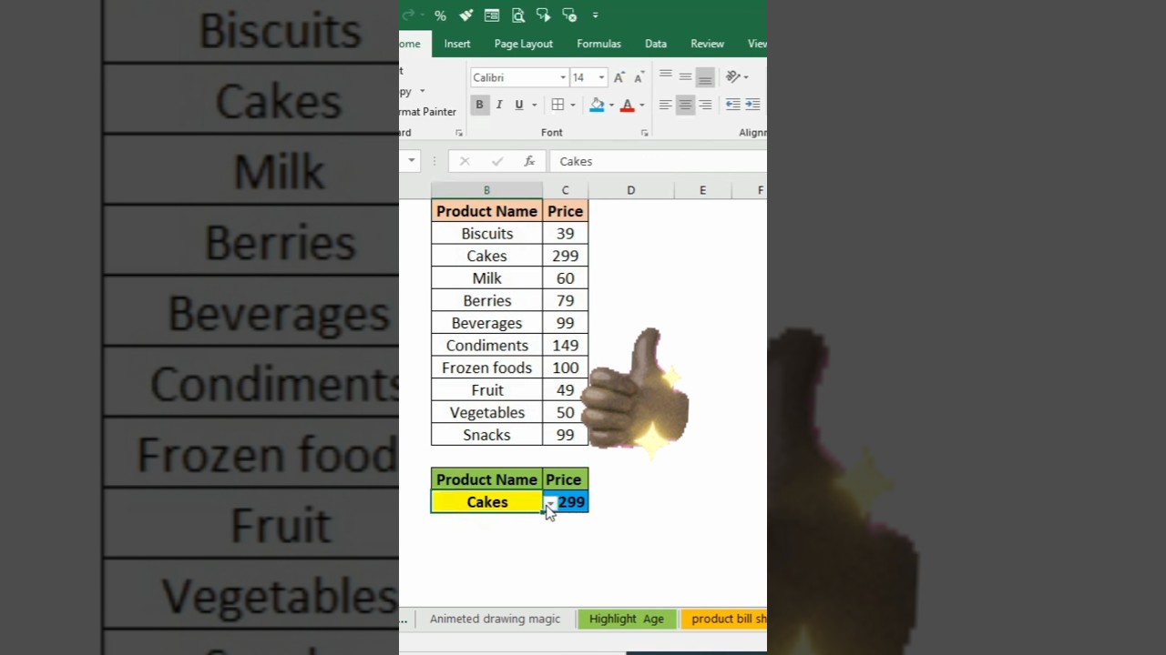 Excel Tips ✓ Vlookup In 30 Second in Excel ! Vlookup In Shorts ! Excel Boom#shorts #viral #trending