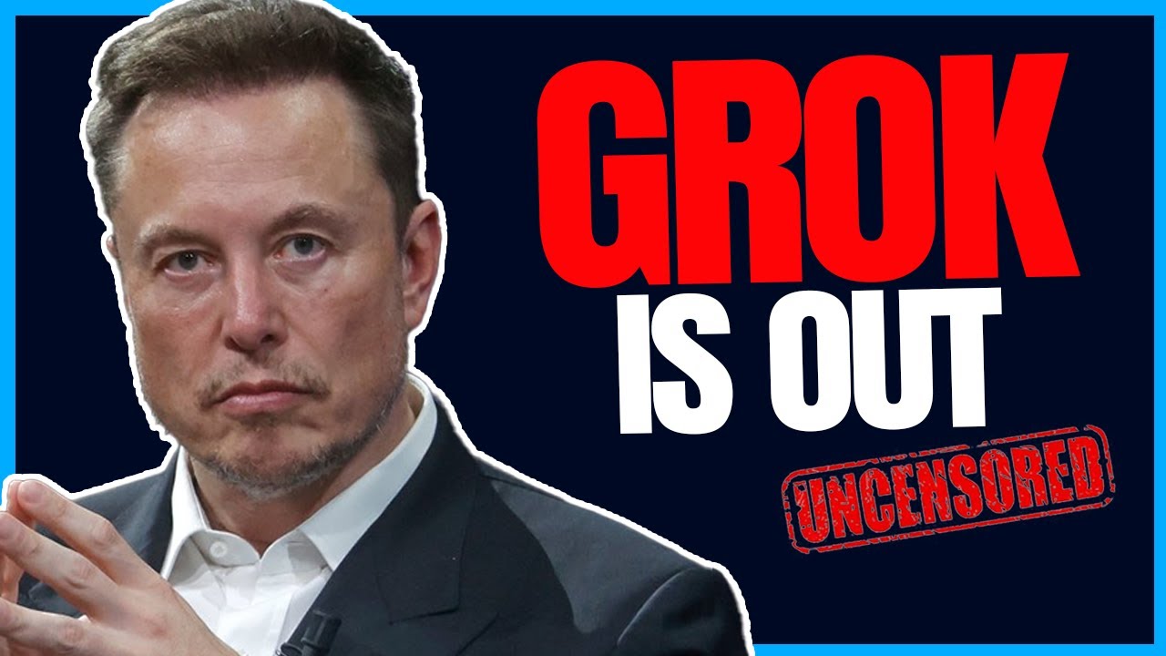 Elon Musk’s STUNNING Release of Grok | Uncensored, 100% Open-Source, and Massive