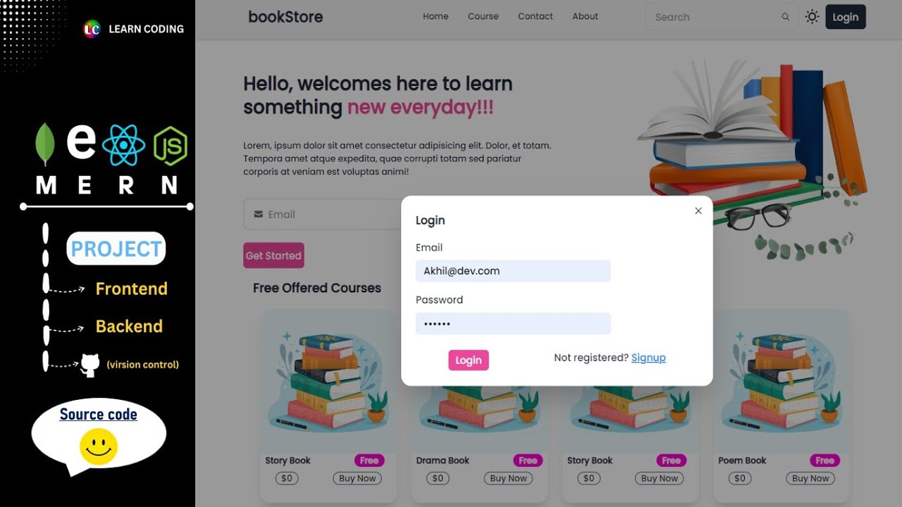 How to Build a Full Stack Web Application Using (MongoDB, Express Js, React Js & Node Js) | 𝗟𝗶𝗸𝗲 🙏😊