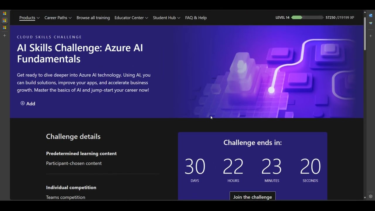 MICROSOFT LEARN – AI Skills Challenge 2024​ – Earn a free Microsoft Certification exam