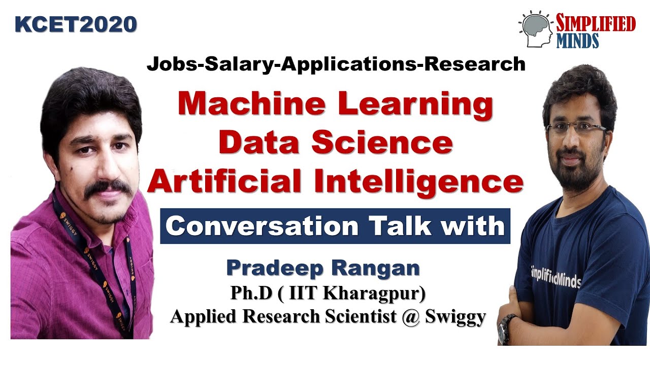 Machine Learning & Artificial Intelligence with Pradeep Rangan | Scope, Salary, Applications | KCET