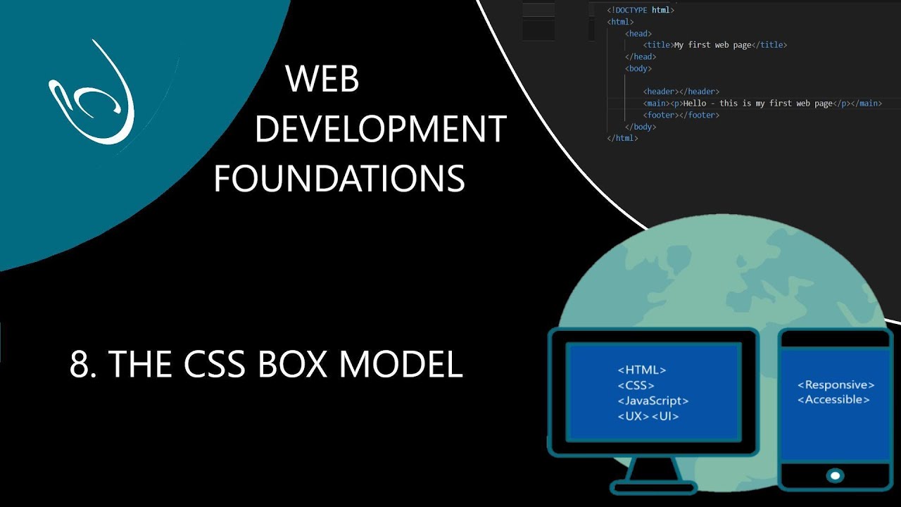 Web Development Foundations – Learn HTML, CSS & JavaScript  – part 8. CSS box model explained
