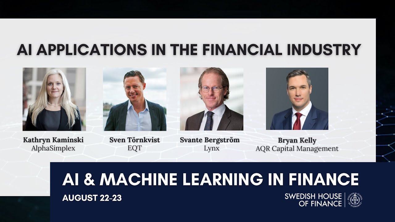 AI & Machine Learning in Finance: AI Applications in the Financial Industry – Panel Discussion