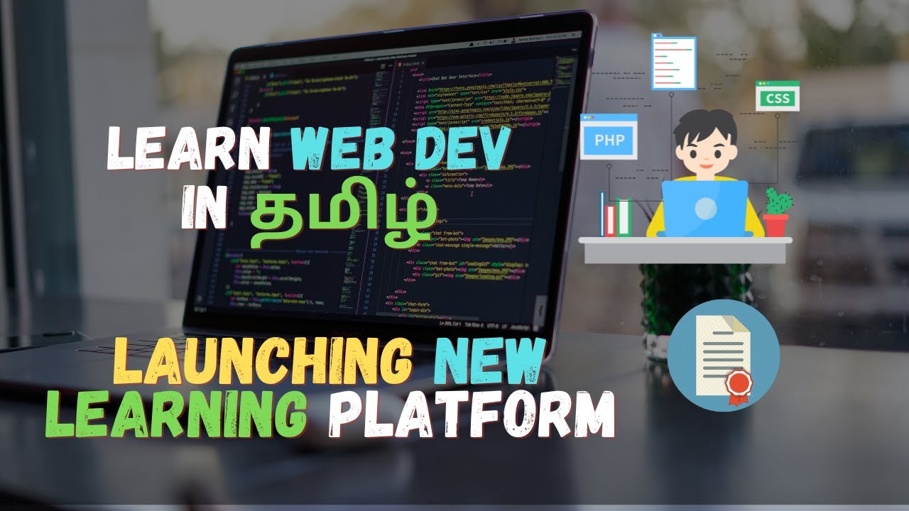 Launching a new learning platform – learn web development in Tamil | full course from scratch