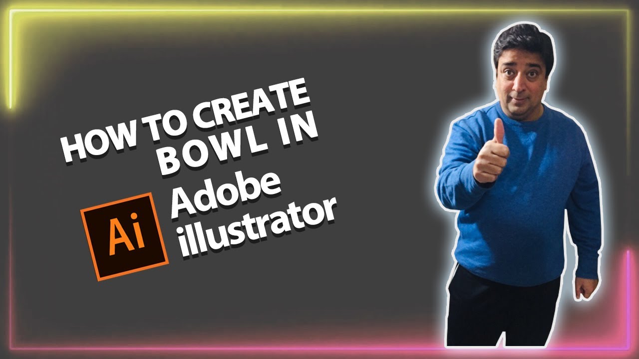 Learn Graphic Design | How to design a bowl/cup in Adobe Illustrator with effects?