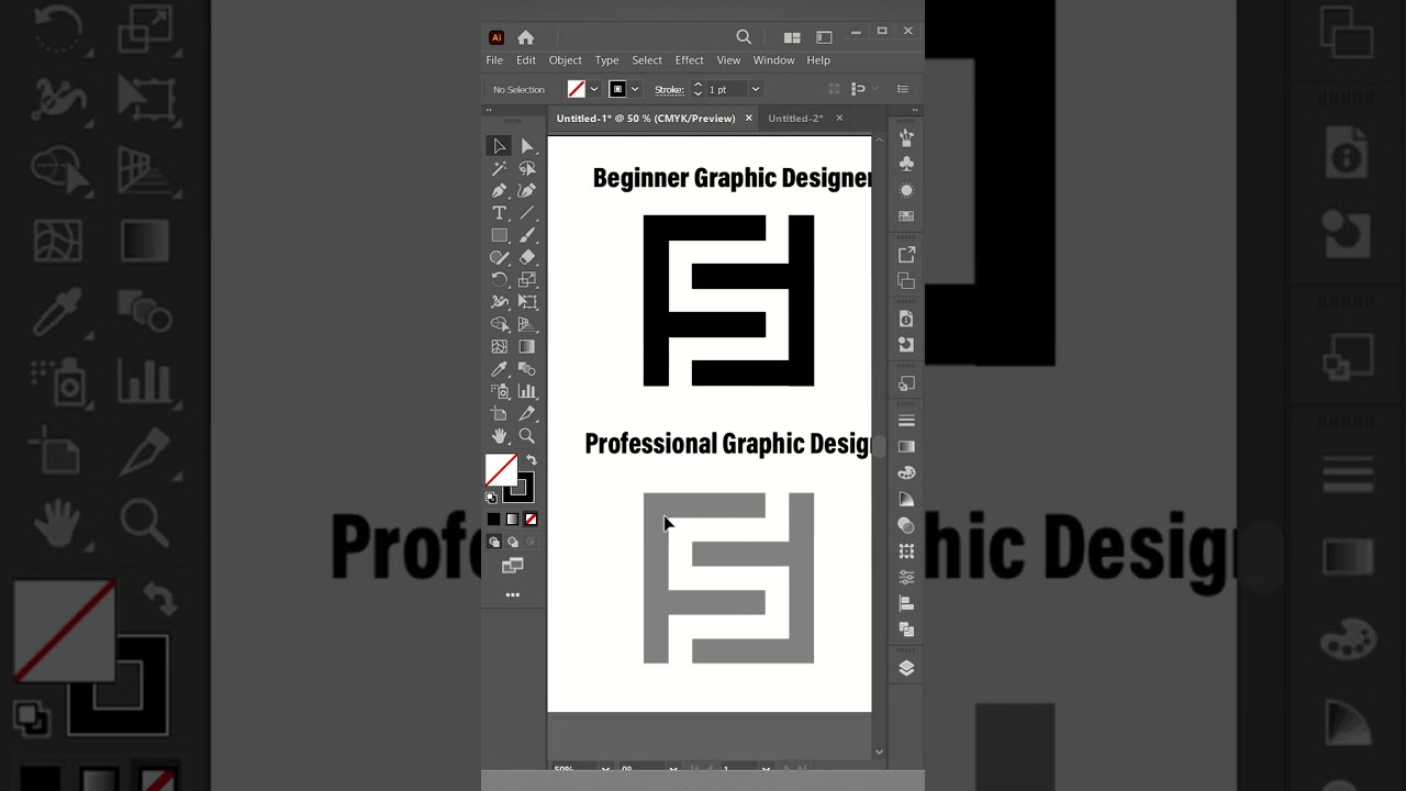 AdobeIllustrator : Different between Beginner graphic designer and professional graphic designer..