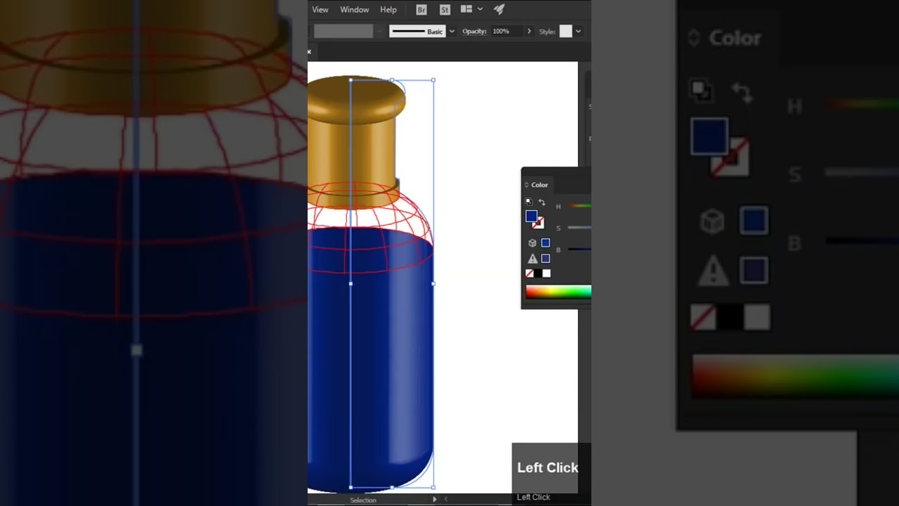 Making 3D Botle In ILLUSTRATOR  #tech #technology #adobe #adobeillustrator