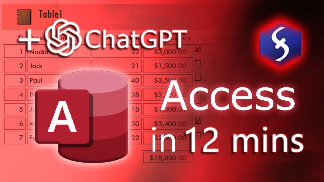 Microsoft Access – Tutorial for Beginners in 12 MINS!  [ + AI USE ]