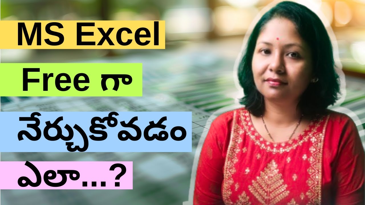 How to Learn MS Excel for FREE