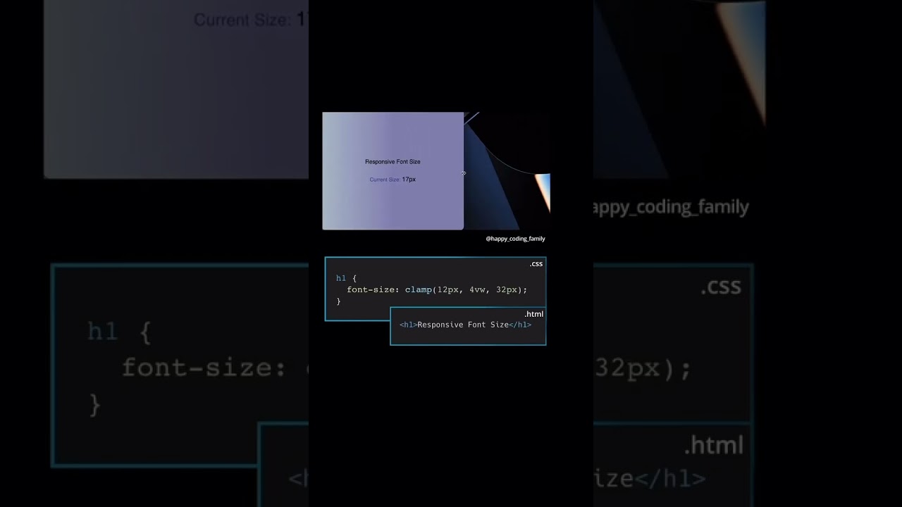 CSS clamp – responsive font-size 🤯🤯🤯 #csstricks