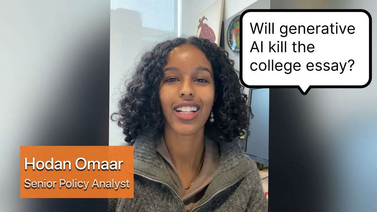 Will Generative AI Kill the College Essay?