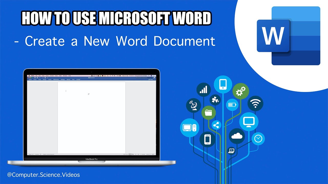 How to CREATE a New Word Document for Microsoft Office On a Mac – Basic Tutorial | New