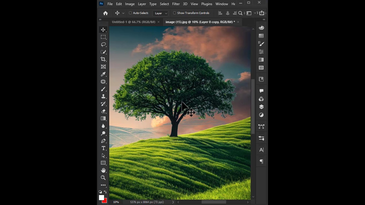 How to Change Sky Color Using Photoshop #shorts #photoshop