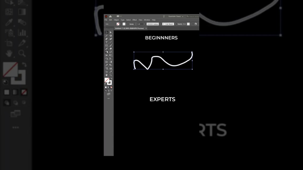 Adobe Illustrator Tips and Tricks #illustrator #logo #shorts