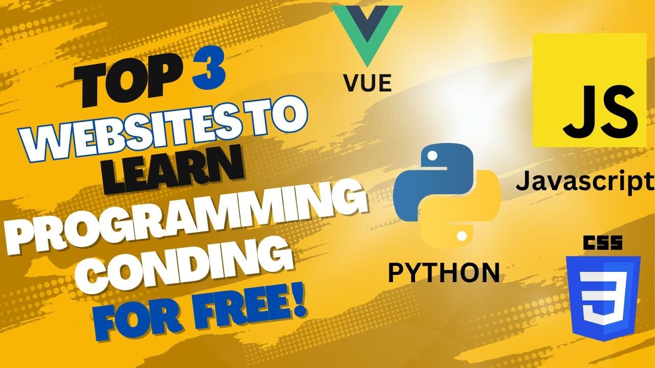 TOP 3  websites to learn programming / Conding FOR FREE !