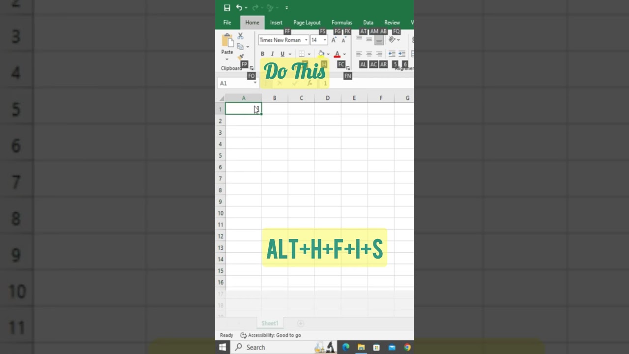 Useful tips and trick for Excel | #shorts #techblend8 #microsoft