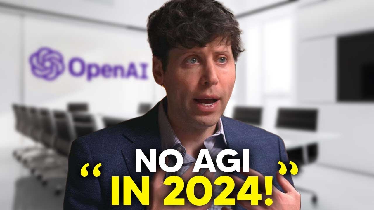 Sam Altmans SHOCKING New STATEMENT ” NO AGI IN 2024″ (Open AI)
