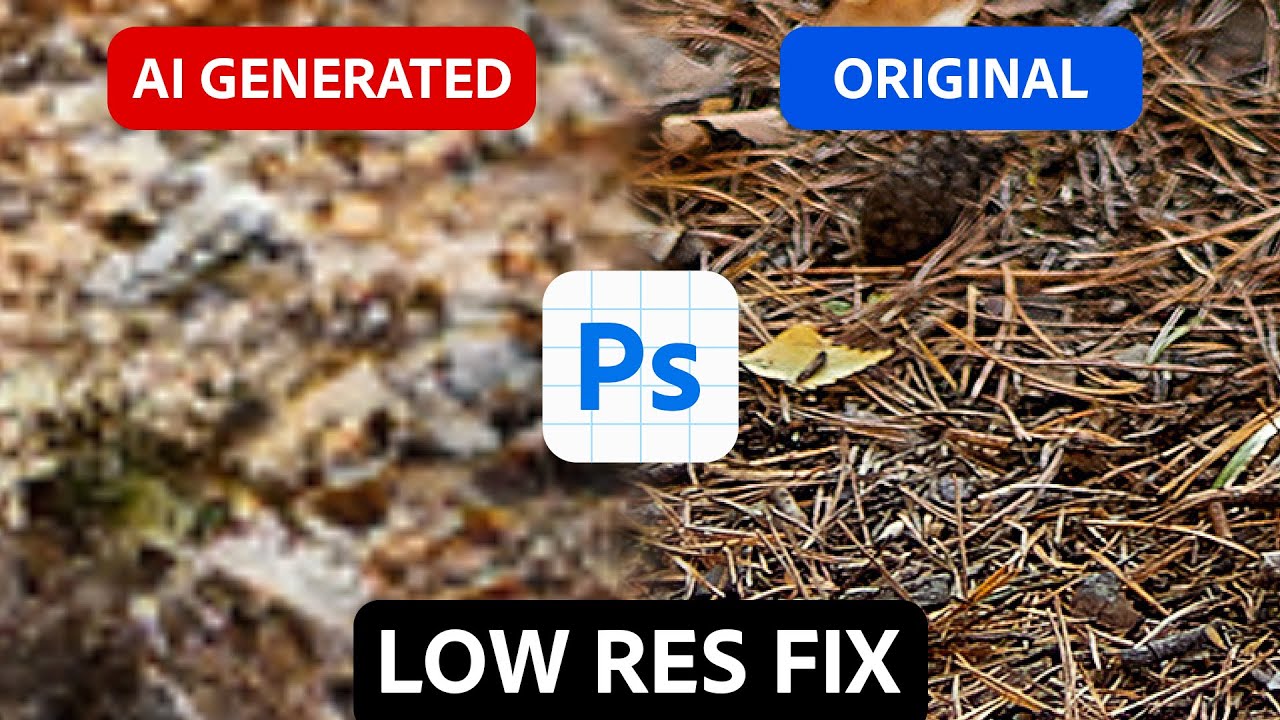 Generative Fill In Photoshop – Low Resolution Fix!