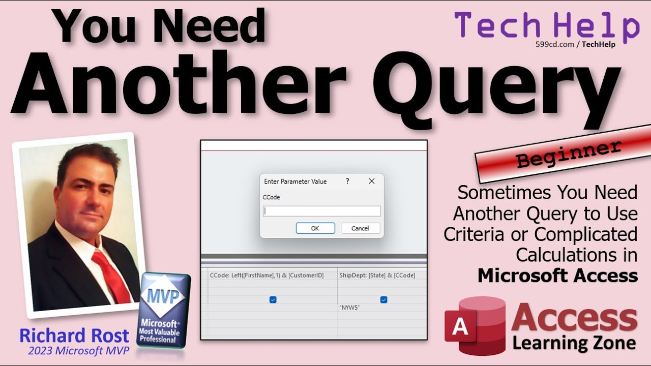 Sometimes You Need Another Query to Use Criteria or Complicated Calculations in Microsoft Access
