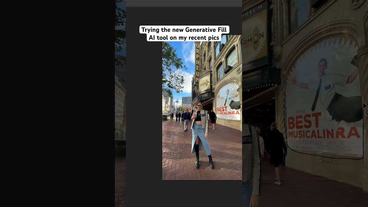 Trying the NEW Generative Fill AI Tool #photoshop #adobe #photoshopai #ai #instagrampose