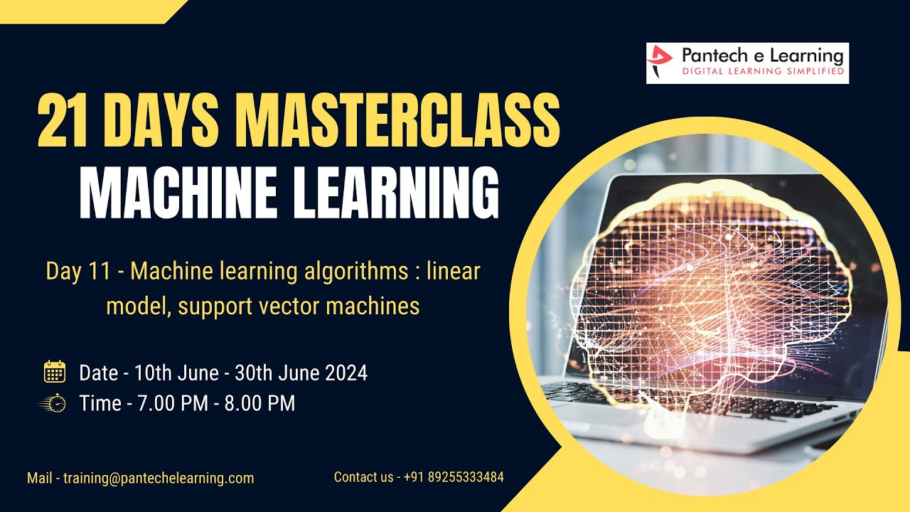 Day 11 – Machine learning algorithms : linear model, support vector machines