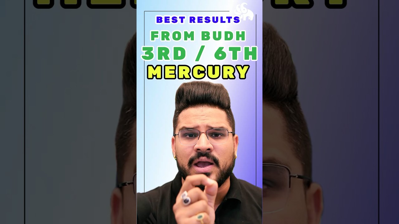 Mercury For Money: Budha in 3rd or 6th House Astrology