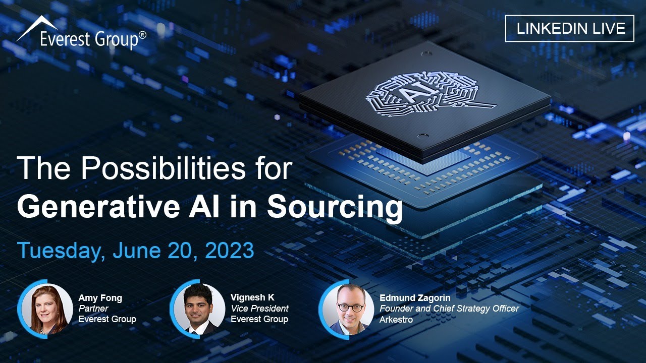 The Possibilities for Generative AI in Sourcing