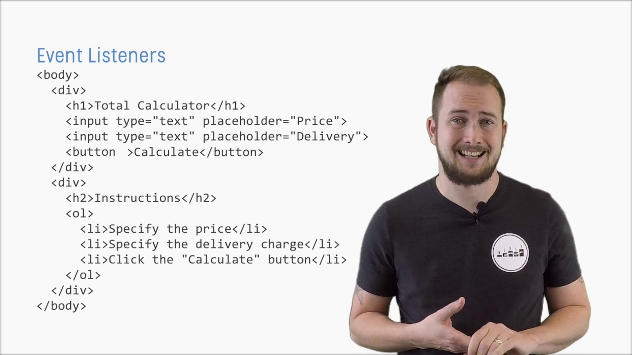 Learn Web Development – 4. JavaScript Event Listeners and the DOM