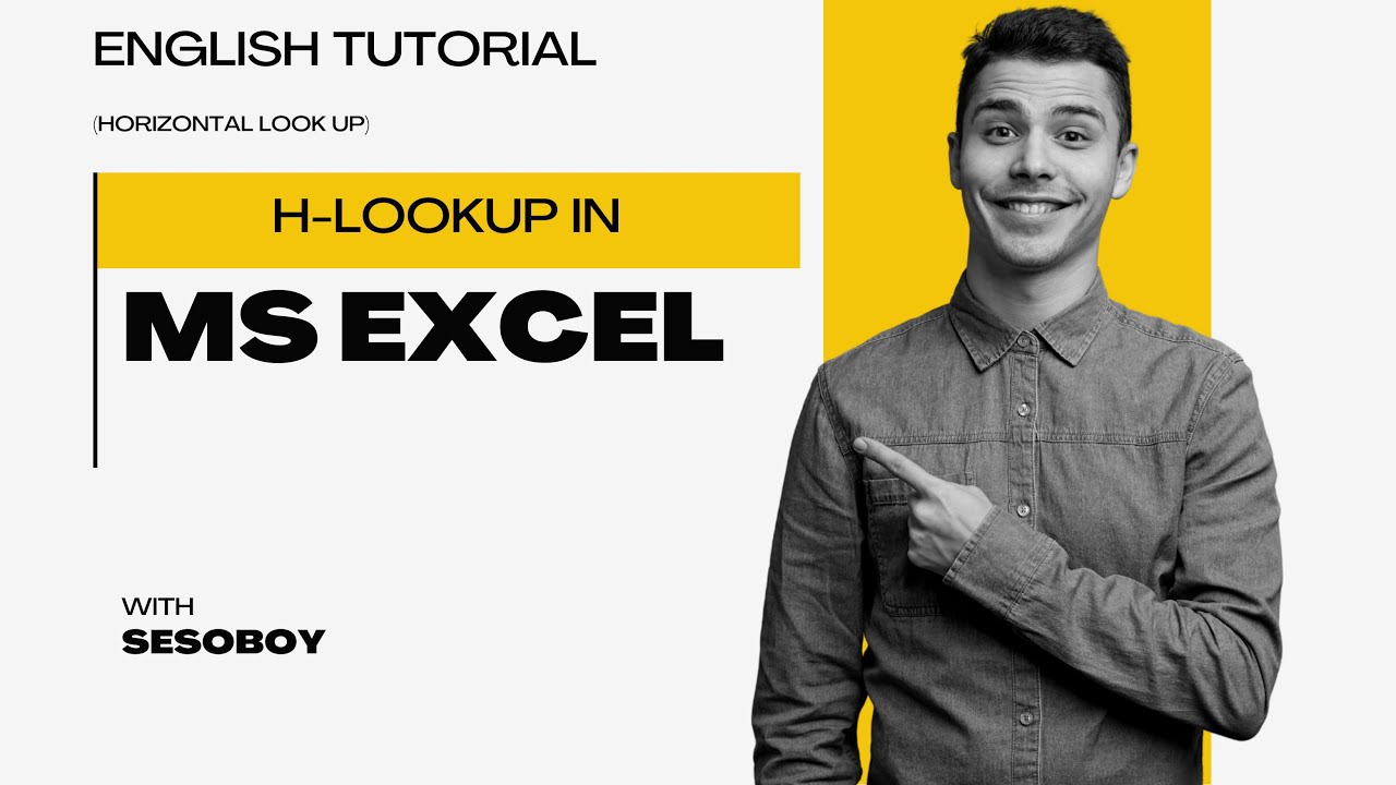 LEARN HLOOKUP FORMULA IN MS EXCEL – ENGLISH LESSON | Complete HLOOKUP Tutorial in ENGLISH