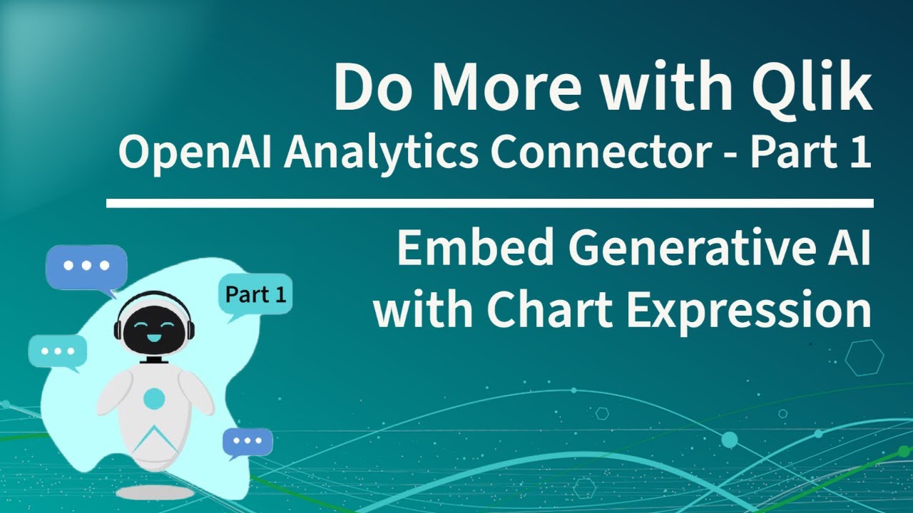 OpenAI Analytics Connector (#ChatGPT) – Embed Generative AI Insights  – Chart Expression – Part 1