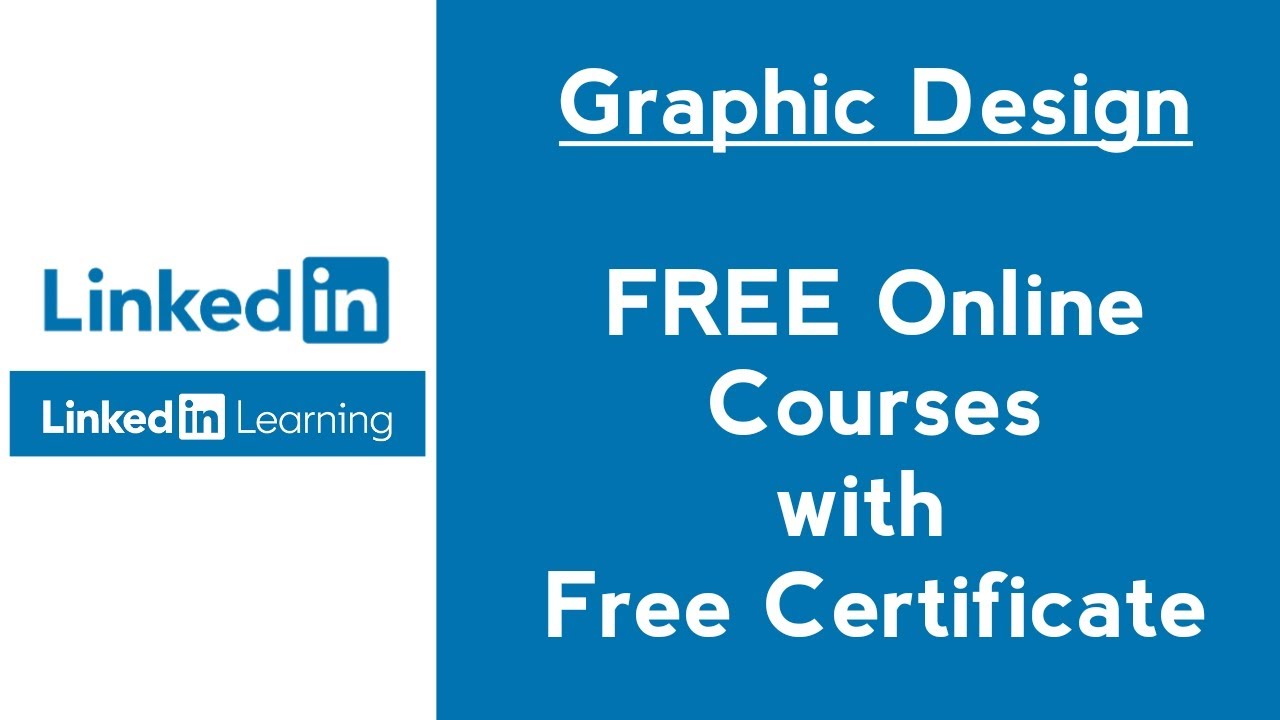 LinkedIn Learning Free Graphic Design Courses with Certificate