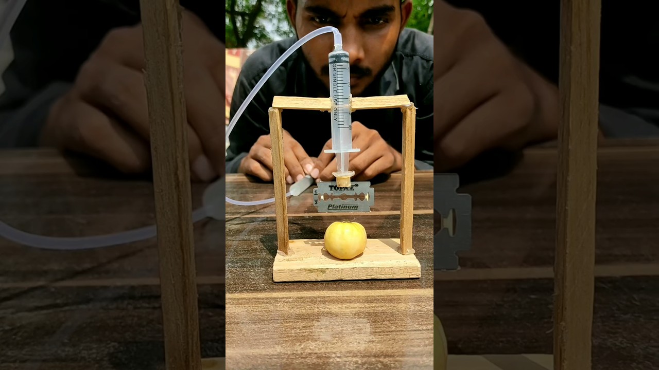 Hydrolic Cut Machine #hydrolic #diymachine #diy #ideas