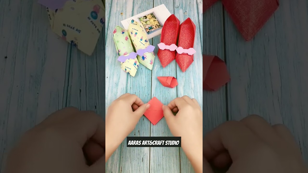 Paper 👠 making video/5mins craft ideas.#shorts#diy#craft#ytshorts#shortsfeed#yt#ideas