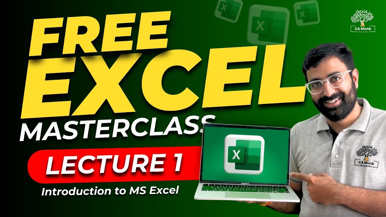 Learn Excel from Beginner to Advanced || MS Excel Full Course (L1: Introduction to Excel)